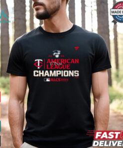 Official MLB Minnesota Twins 2024 ALCS American League Champions Locker Room t shirt