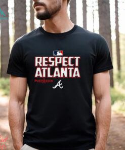 Official MLB Postseason 2024 Respect Atlanta Braves t shirt