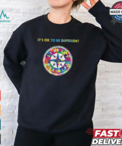 Official MLB Seattle Mariners It’s Ok To Be Different Autism 2024 Shirt