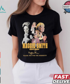 Official Maggie Smith 1934 2024 Signature Thank You For The Memories Unisex T Shirt