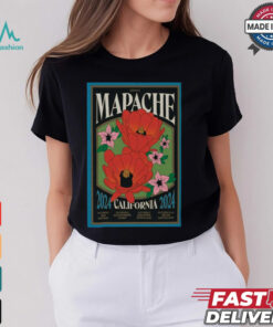 Official Mapache California December Shows 2024 Poster Shirt