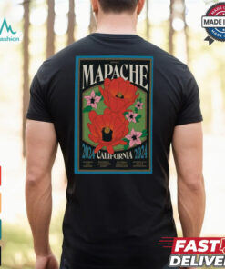 Official Mapache California December Shows 2024 Poster Shirt