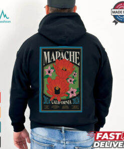 Official Mapache California December Shows 2024 Poster Shirt