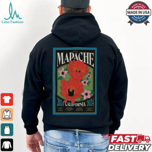 Official Mapache California December Shows 2024 Poster Shirt