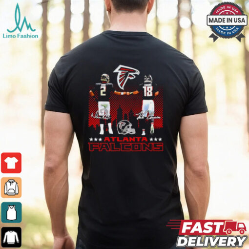 Official Matt Ryan and Kirk Cousins Atlanta Falcons skyline shirt