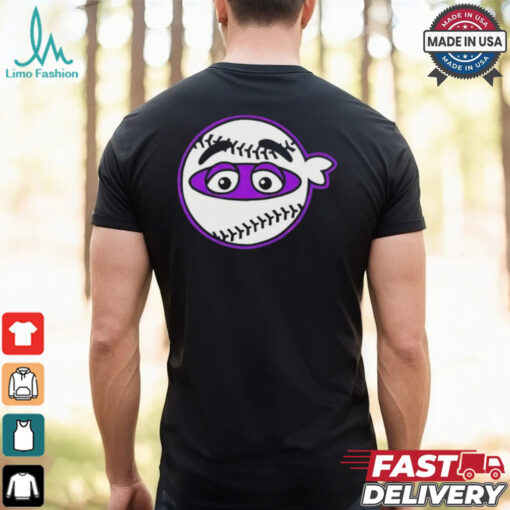 Official Mets Pitching Ninja Grimace Shirt