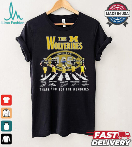 Official Michigan Wolverines Thank You For The Memories Of 145 Years The Wolverines T Shirt