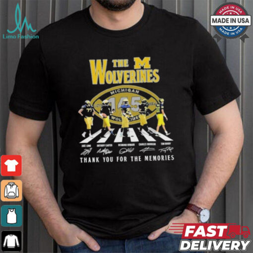 Official Michigan Wolverines Thank You For The Memories Of 145 Years The Wolverines T Shirt