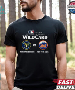 Official Milwaukee Brewers Vs New York Mets 2024 MLB National League Wild Card Shirt