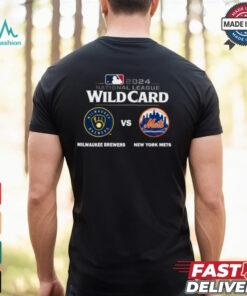 Official Milwaukee Brewers Vs New York Mets 2024 MLB National League Wild Card Shirt