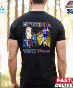 Official Minnesota Edwards Wolves x Jefferson Vikings shirt