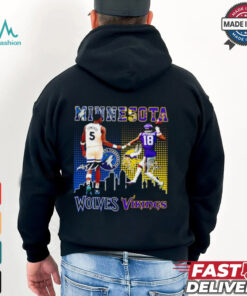 Official Minnesota Edwards Wolves x Jefferson Vikings shirt