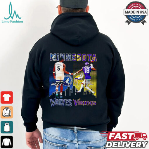 Official Minnesota Edwards Wolves x Jefferson Vikings shirt