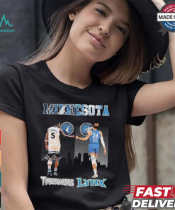 Official Minnesota Timberwolves Minnesota Lynx True Basketball Spirit T Shirt