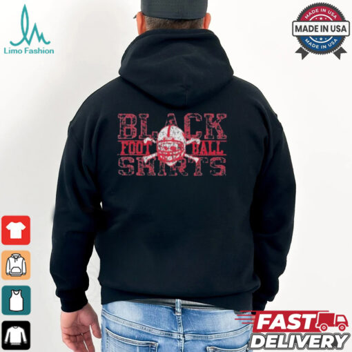Official N.E.B.R.A.S.K.A Cornhuskers Vintage Blackshirts Football T Shirt