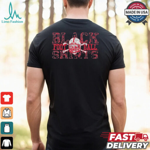 Official N.E.B.R.A.S.K.A Cornhuskers Vintage Blackshirts Football T Shirt