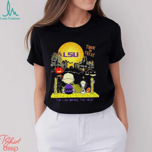 Official NCAA LSU Tigers Snoopy Bring The Heat 2024 T Shirt