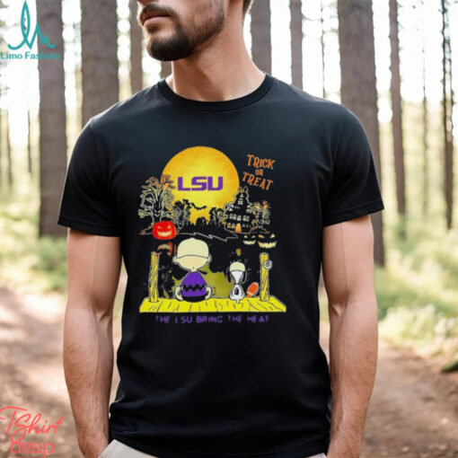 Official NCAA LSU Tigers Snoopy Bring The Heat 2024 T Shirt