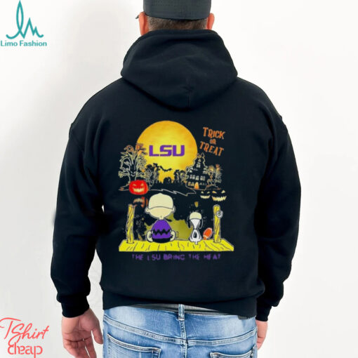 Official NCAA LSU Tigers Snoopy Bring The Heat 2024 T Shirt