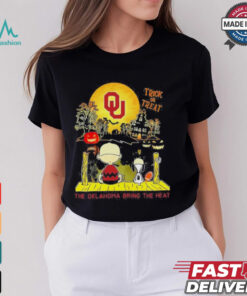 Official NCAA Oklahoma Sooners Snoopy Bring The Heat 2024 T Shirt