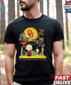 Official NCAA Oklahoma Sooners Snoopy Bring The Heat 2024 T Shirt