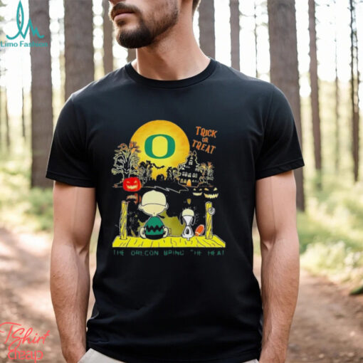 Official NCAA Oregon Ducks Snoopy Bring The Heat 2024 T Shirt