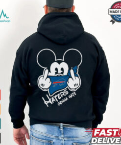 Official NFL Buffalo Bills Haters Gonna Hate Mickey Mouse Disney Football T Shirt