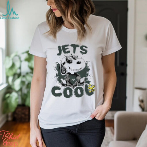 Official New York Jets NFL Team Snoopy Joe Cool T Shirt