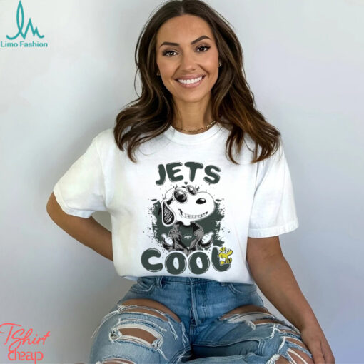 Official New York Jets NFL Team Snoopy Joe Cool T Shirt