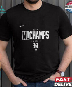 Official New York Mets 2024 Nl National League Champions Logo Shirt