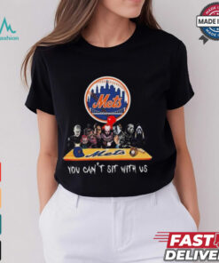 Official New York Mets MLB Horror Movies Halloween You Can’t Sit With Us 2024 Shirt