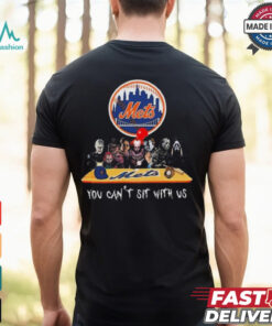 Official New York Mets MLB Horror Movies Halloween You Can’t Sit With Us 2024 Shirt