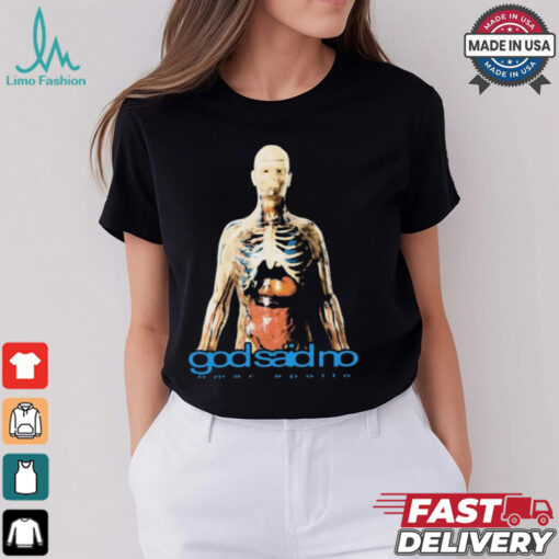 Official Omar Apollo God Said No Tour 2024 t shirt