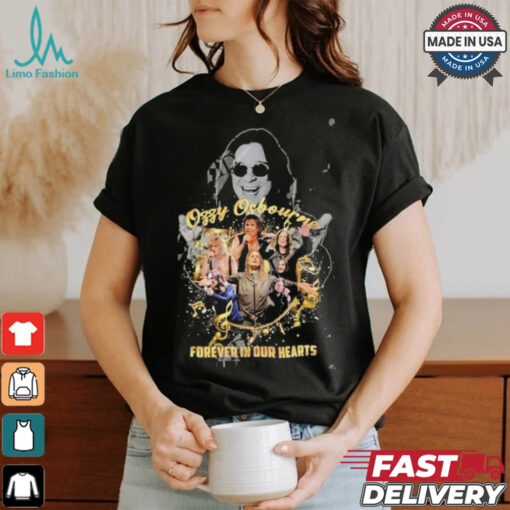 Official Ozzy Osbourne Forever In Our Hearts T Shirt