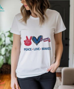 Official Peace Love Atlanta Braves MLB 2024 Shirt