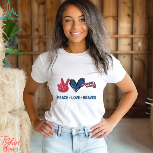 Official Peace Love Atlanta Braves MLB 2024 Shirt