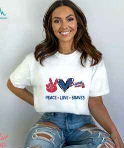 Official Peace Love Atlanta Braves MLB 2024 Shirt