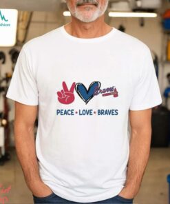 Official Peace Love Atlanta Braves MLB 2024 Shirt