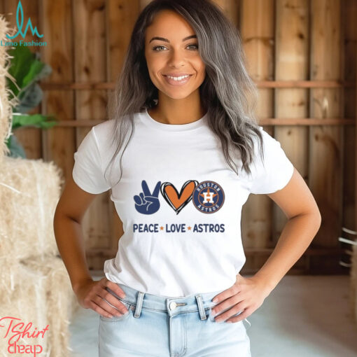 Official Peace Love Houston Astros MLB 2024 Shirt