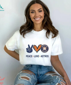 Official Peace Love Houston Astros MLB 2024 Shirt