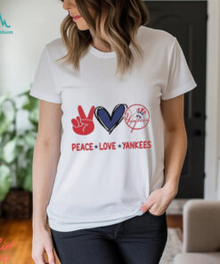 Official Peace Love New York Yankees MLB 2024 Shirt