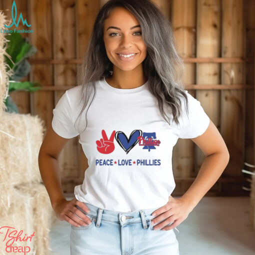 Official Peace Love Philadelphia Phillies MLB 2024 Shirt