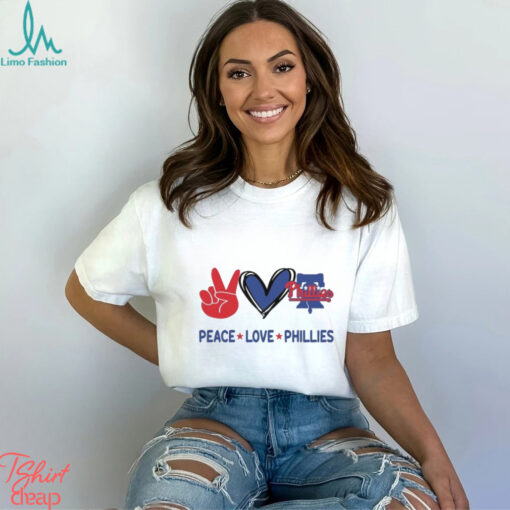 Official Peace Love Philadelphia Phillies MLB 2024 Shirt