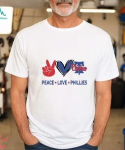 Official Peace Love Philadelphia Phillies MLB 2024 Shirt