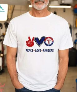 Official Peace Love Texas Rangers MLB 2024 Shirt