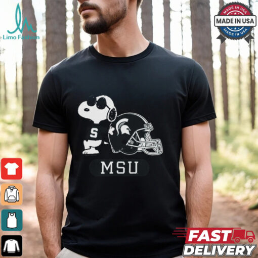 Official Peanuts x Michigan State Joe Cool Football Shirt