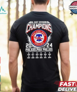 Official Philadelphia Phillies Al East Division Champions 2024 shirt