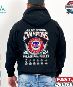 Official Philadelphia Phillies Al East Division Champions 2024 shirt