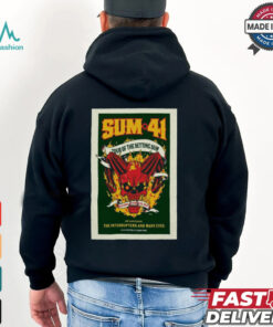 Official Poster Sum 41 Sept 28 2024 H E B Center Cedar Park TX t shirt