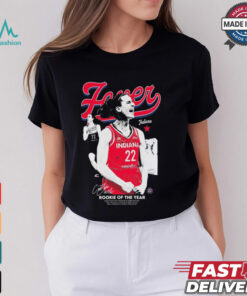 Official ROY WNBA 2024 Indiana Fever Caitlin Clark 22 Rookie of the Year Signature t shirt